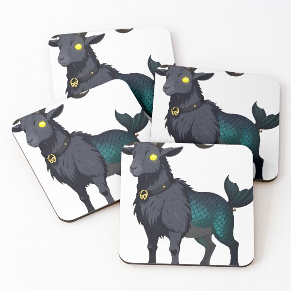 Item preview, Gothic Capricorn Sea Goat designed and sold by IllumeInk.