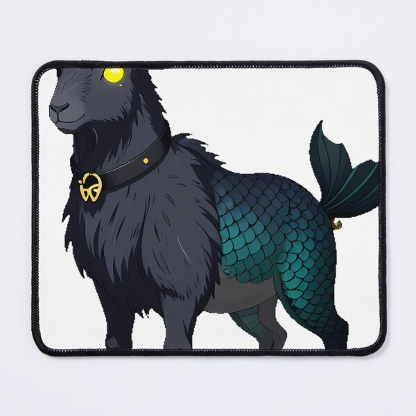 Item preview, Gothic Capricorn Sea Goat designed and sold by IllumeInk.