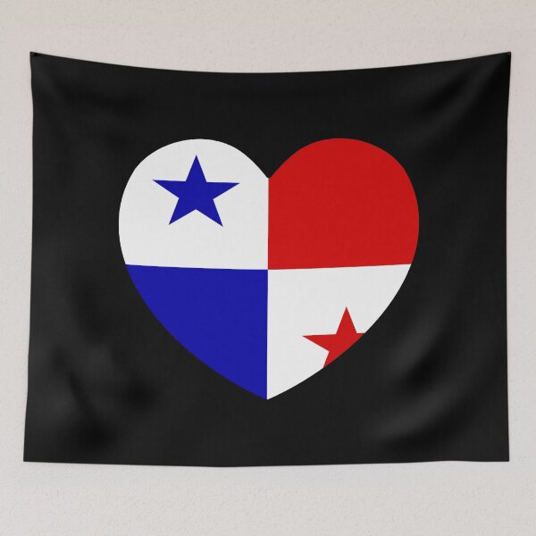 Item preview, Panama Flag Heart PA designed and sold by shitpostee.