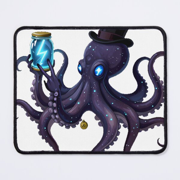 Item preview, Gothic Aquarius Electric Octopus designed and sold by IllumeInk.