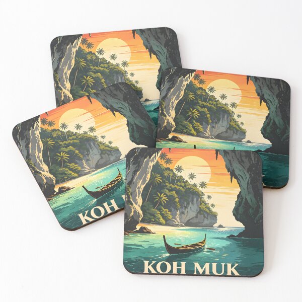 Item preview, Koh Muk Sunset – Thailand Sunset Collection designed and sold by Spirit of Siam.