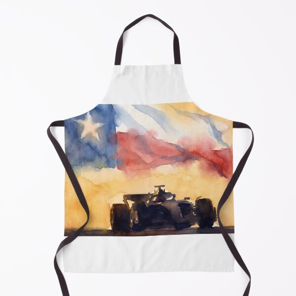 Item preview, Watercolor F1 Texas Flag Sunset Art – COTA Race Car Painting designed and sold by mentosdesigner.