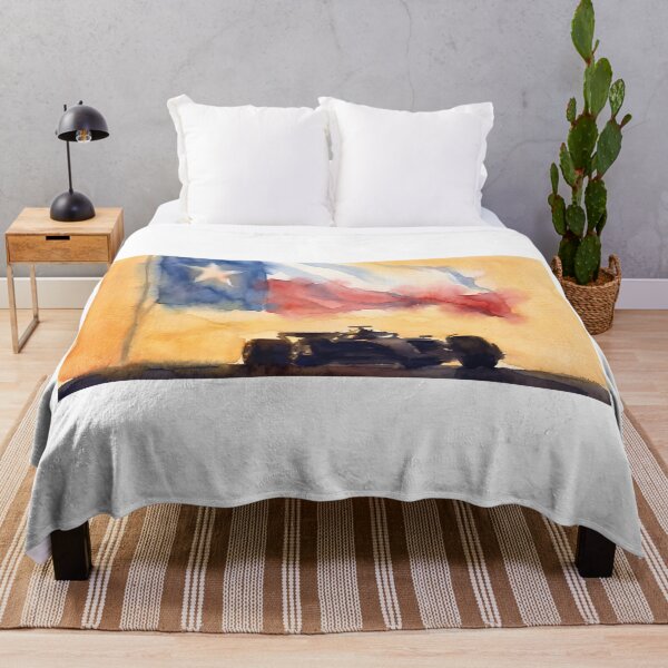 Item preview, Watercolor F1 Texas Flag Sunset Art – COTA Race Car Painting designed and sold by mentosdesigner.