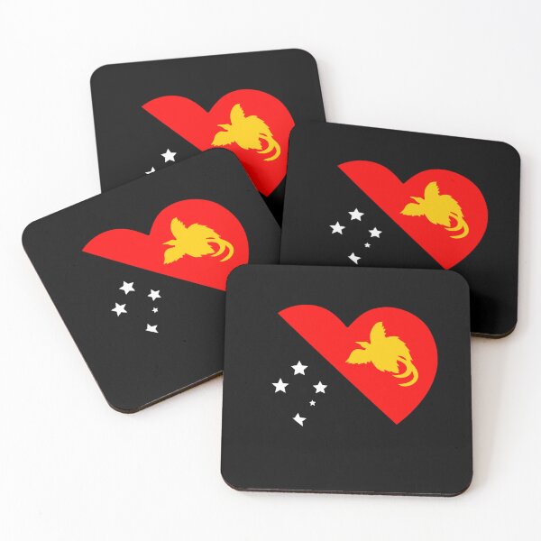 Item preview, Papua New Guinea Flag Heart PG designed and sold by shitpostee.