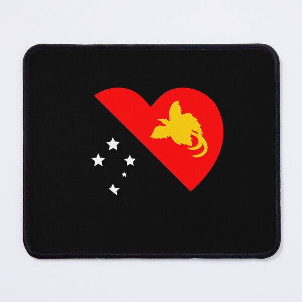 Item preview, Papua New Guinea Flag Heart PG designed and sold by shitpostee.