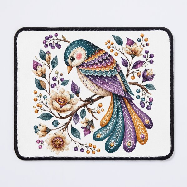 Item preview, Scandinavian Folk Bird designed and sold by PetalGarden.