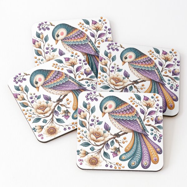 Item preview, Scandinavian Folk Bird designed and sold by PetalGarden.
