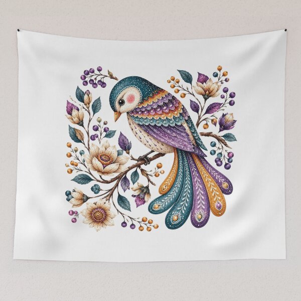 Item preview, Scandinavian Folk Bird designed and sold by PetalGarden.