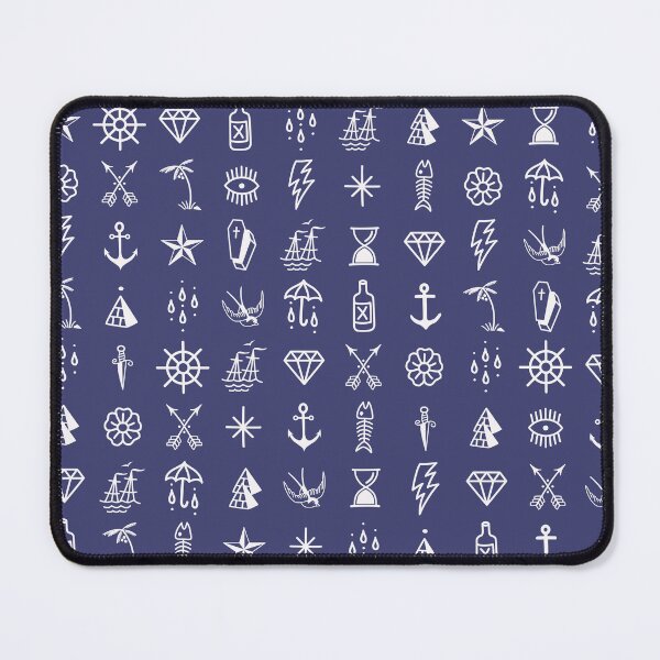 Item preview, Uncle Knuckles – White on Navy Blue designed and sold by StudioNakamura.