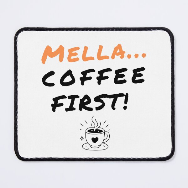 Item preview, Mela Coffee First | Funny Maltese Coffee Lover Gift designed and sold by amarprints.