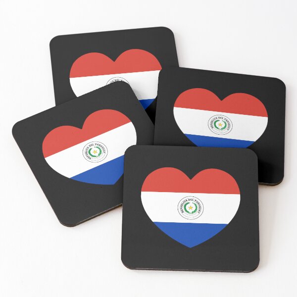 Item preview, Paraguay Flag Heart PY designed and sold by shitpostee.