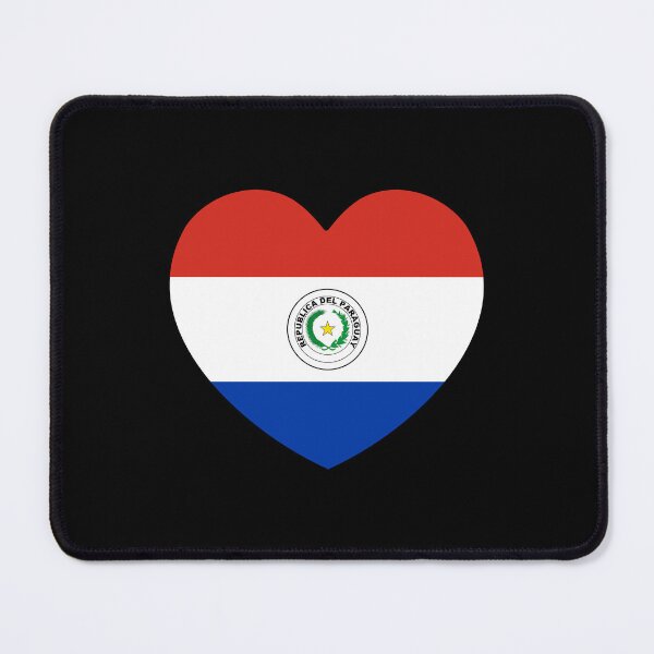 Item preview, Paraguay Flag Heart PY designed and sold by shitpostee.