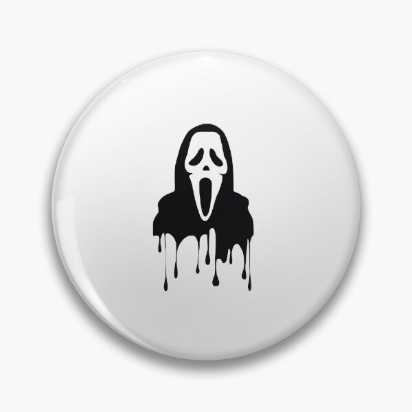 Item preview, Spooky Screaming Ghost Mask Graphic with Dripping Ink Effect designed and sold by ahmaid.