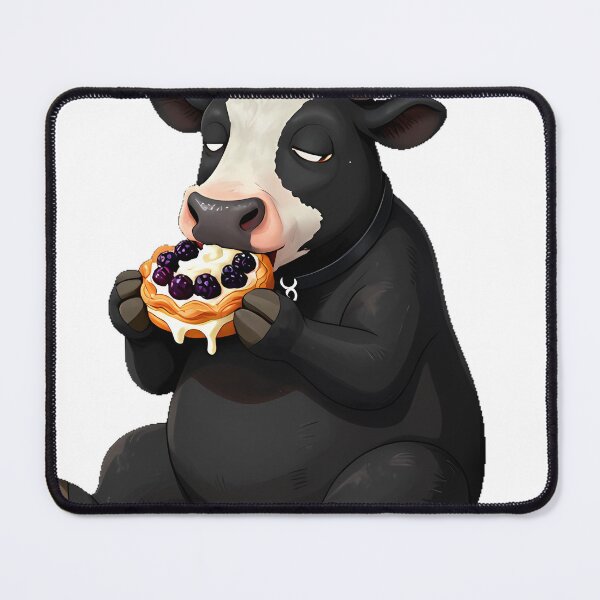 Item preview, Gothic Taurus Snacking Cow designed and sold by IllumeInk.