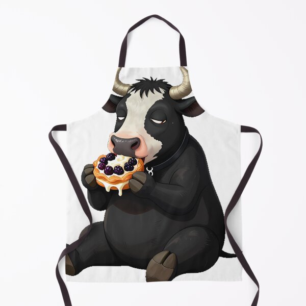 Item preview, Gothic Taurus Snacking Cow designed and sold by IllumeInk.