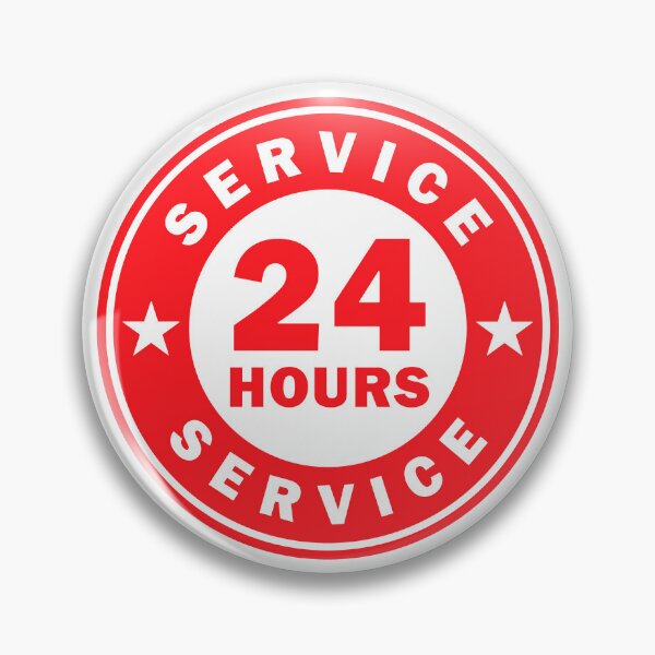 Item preview, 24/7 Service Circle Icon Symbol designed and sold by VectorForge Studio.