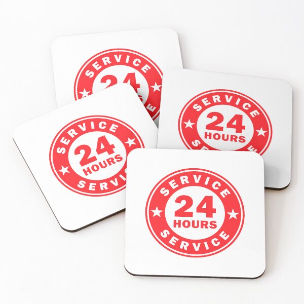 Item preview, 24/7 Service Circle Icon Symbol designed and sold by VectorForge Studio.