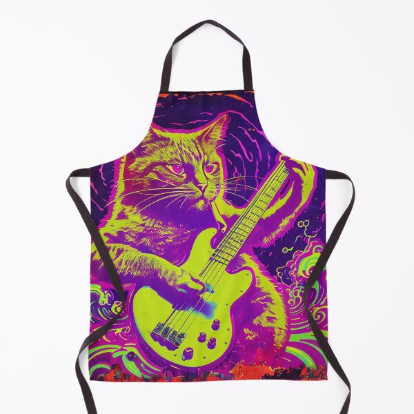 Item preview, Psychedelic Bass Cat designed and sold by ONYX Pixee.