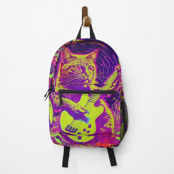Item preview, Psychedelic Bass Cat designed and sold by ONYX Pixee.