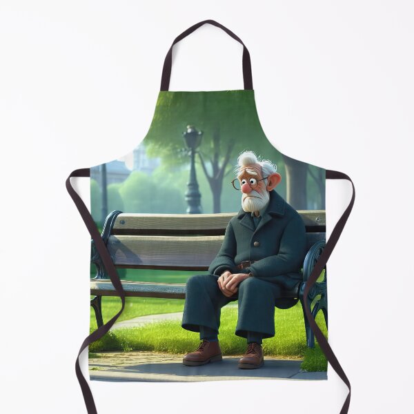 Item preview, Old Fart sat alone on a park bench designed and sold by Colin Bentham.