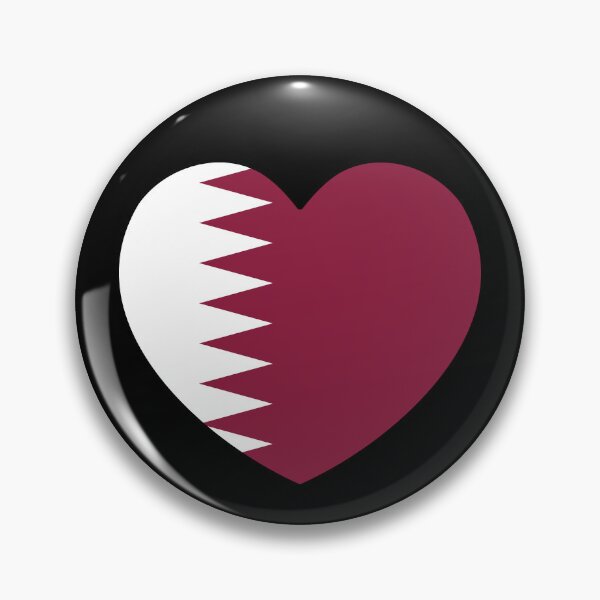 Item preview, Qatar Flag Heart QA designed and sold by shitpostee.