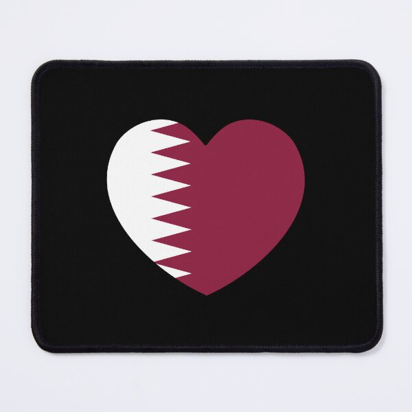 Item preview, Qatar Flag Heart QA designed and sold by shitpostee.