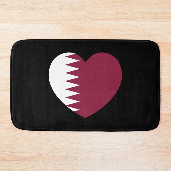 Item preview, Qatar Flag Heart QA designed and sold by shitpostee.