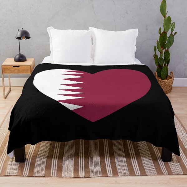 Item preview, Qatar Flag Heart QA designed and sold by shitpostee.