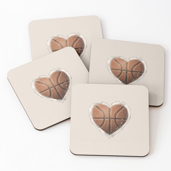 Item preview, Vintage Basketball Heart  designed and sold by dudelinart.