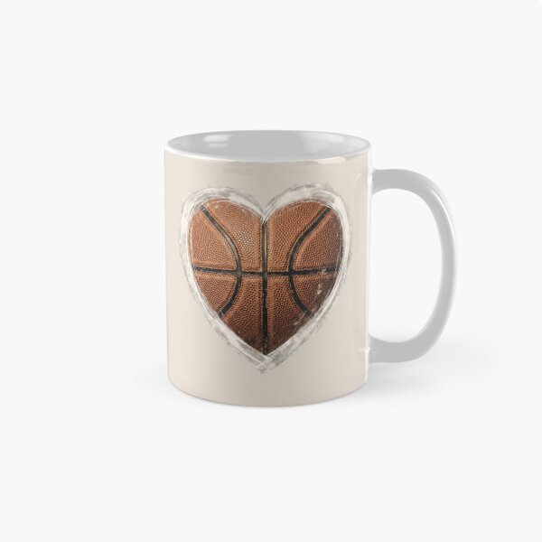 Item preview, Vintage Basketball Heart  designed and sold by dudelinart.