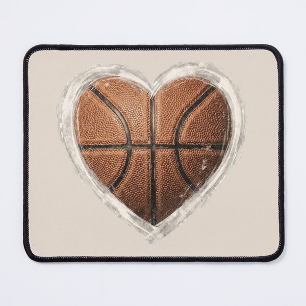 Item preview, Vintage Basketball Heart designed and sold by dudelinart.