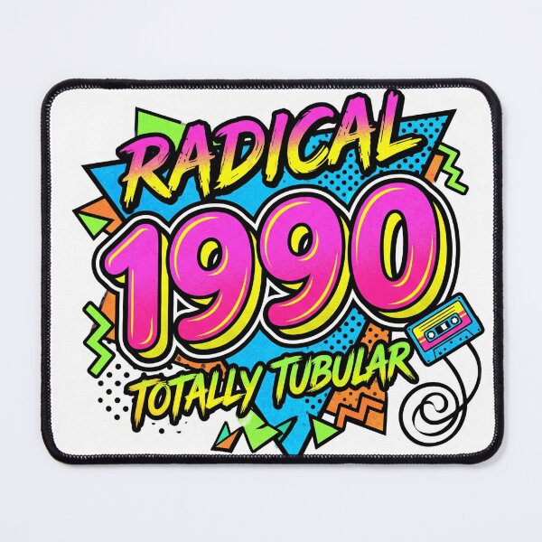 Item preview, Radical 1990 Totally Tubular Retro 90s Cassette Art designed and sold by rich-moda.