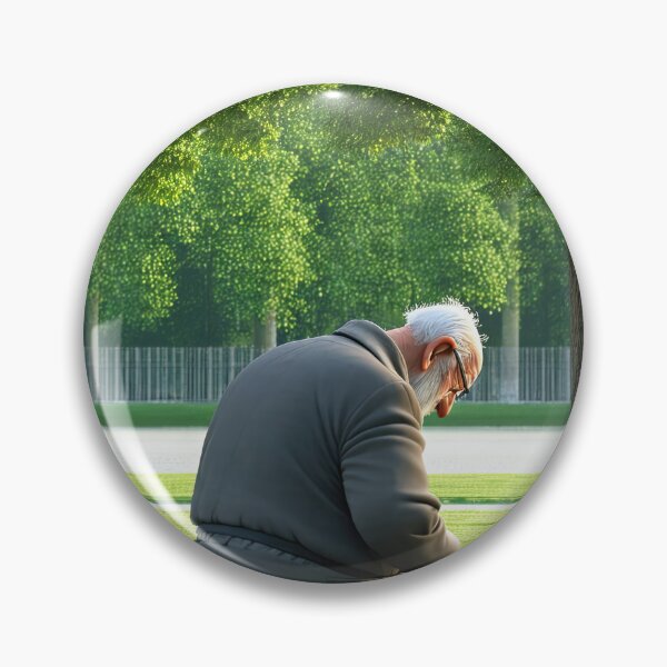 Item preview, Old Fart sat alone on a park bench designed and sold by Colin Bentham.