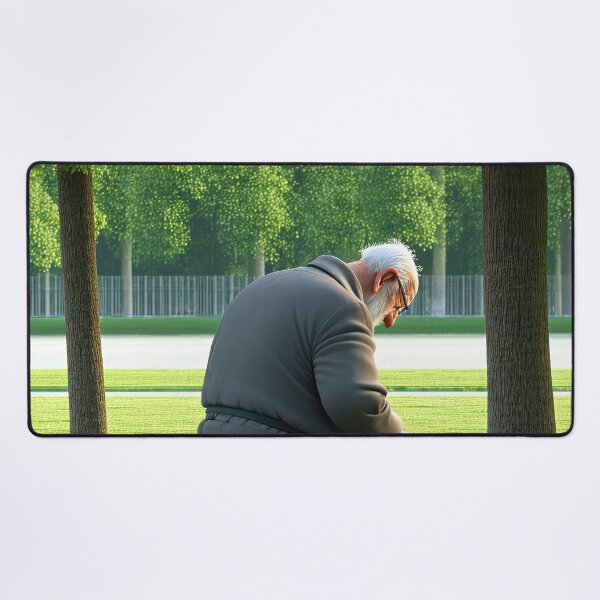 Item preview, Old Fart sat alone on a park bench designed and sold by Colin Bentham.