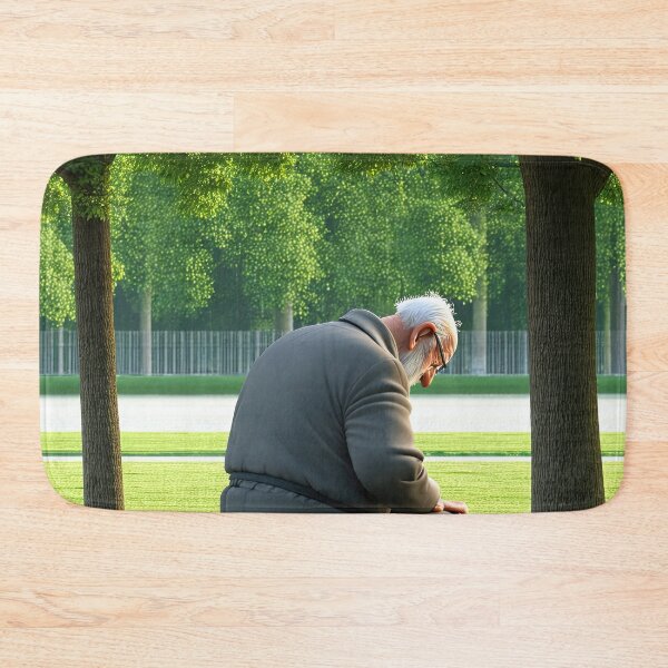 Item preview, Old Fart sat alone on a park bench designed and sold by Colin Bentham.