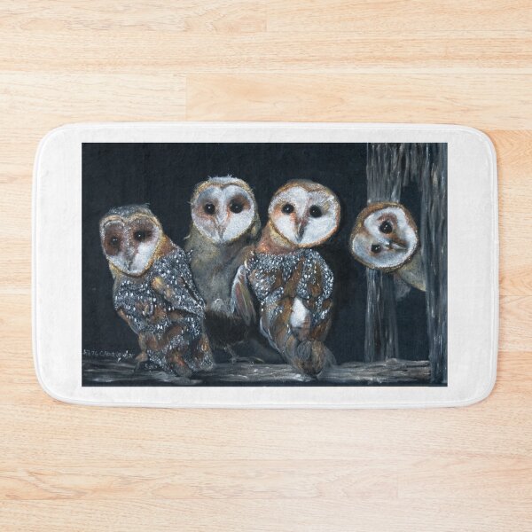 Item preview, Barn Owl Quartet designed and sold by Kunst-Grafik .