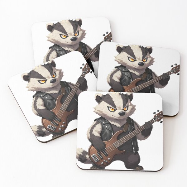 Item preview, Badger Heavy Metal Bassist designed and sold by pumsquare.