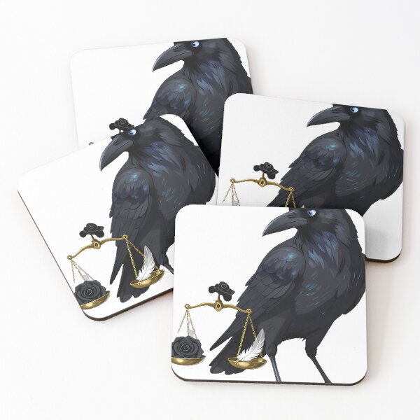 Item preview, Gothic Libra Balanced Crow designed and sold by IllumeInk.