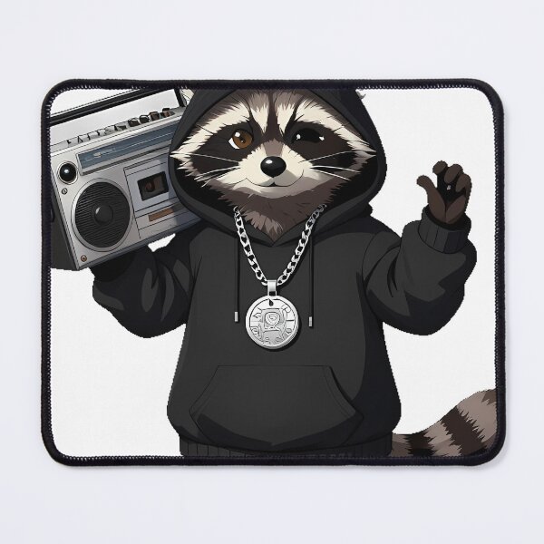 Item preview, Raccoon Hip Hop designed and sold by pumsquare.