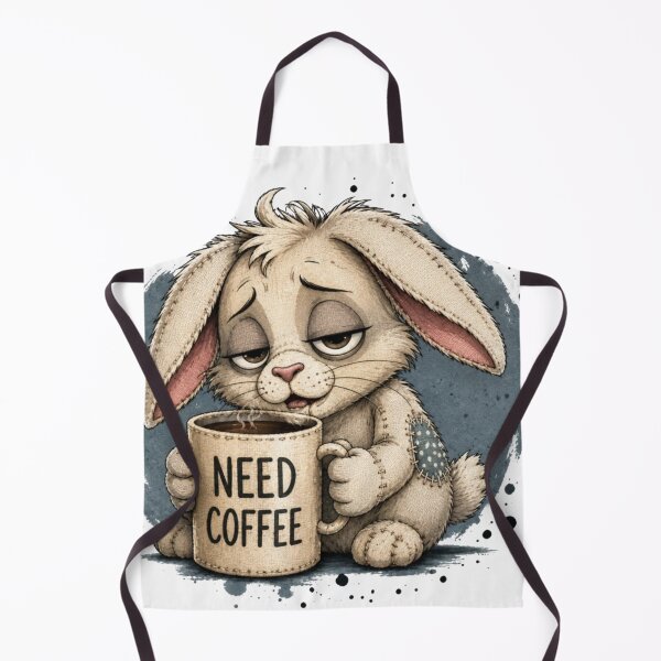 Item preview, Tired Bunny Needs Coffee designed and sold by M.Store.