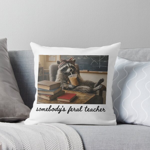 Item preview, Somebody's Feral Teacher Raccoon designed and sold by Muslims_place.