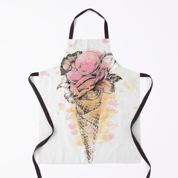 Item preview, ice cream and macaroons designed and sold by deneudelStudio.