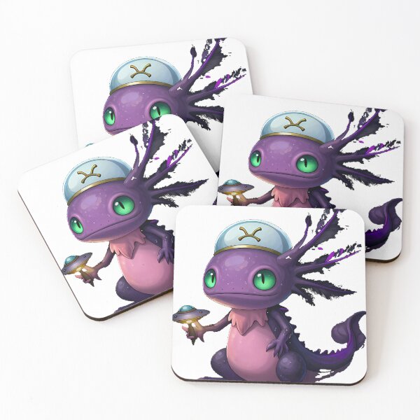 Item preview, Gothic Aquarius Alien Axolotl designed and sold by IllumeInk.