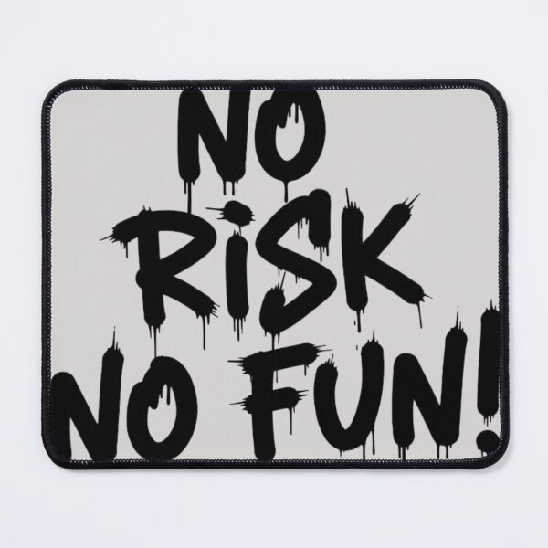 Item preview, No Risk No Fun Typography | Motivational Quote Design designed and sold by RajDeals.