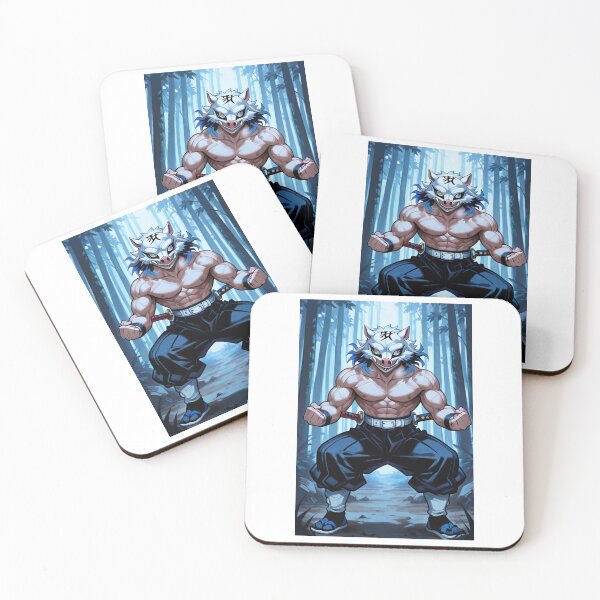 Item preview, Art - Combative Manga Character, Portrait of a Wild Warrior designed and sold by AnimeShin.