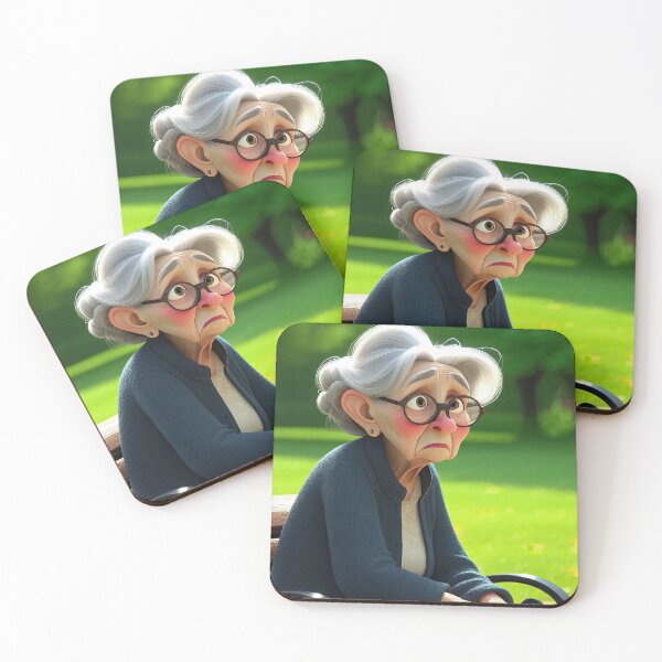 Item preview, Old Fart sat alone on a park bench designed and sold by Colin Bentham.