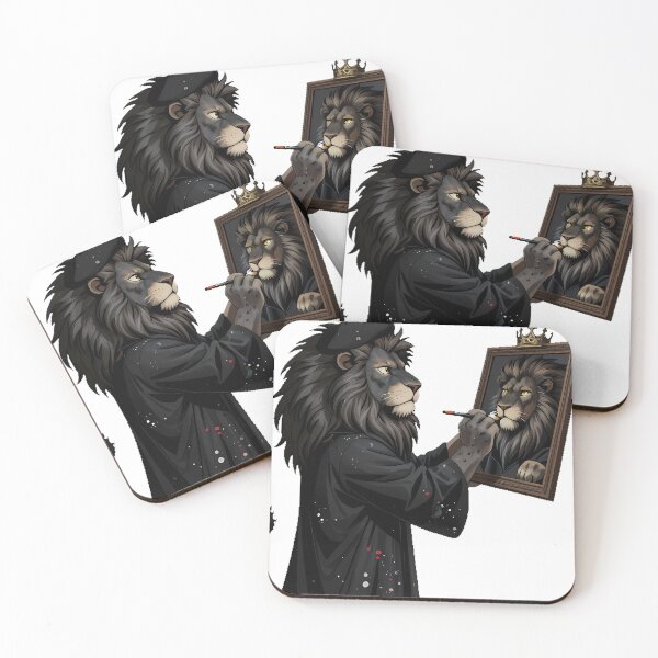 Item preview, Gothic Leo Drama Portrait designed and sold by IllumeInk.