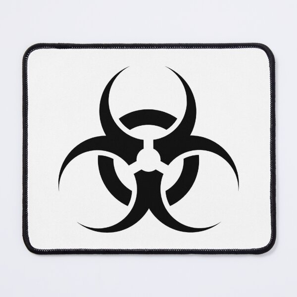 Item preview, Black Biohazard Warning Sign Alternative Symbol designed and sold by pattern-archive.