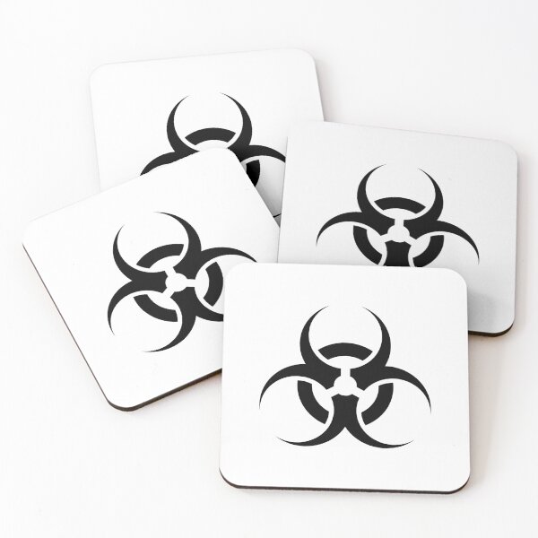 Item preview, Black Biohazard Warning Sign Alternative Symbol designed and sold by pattern-archive.