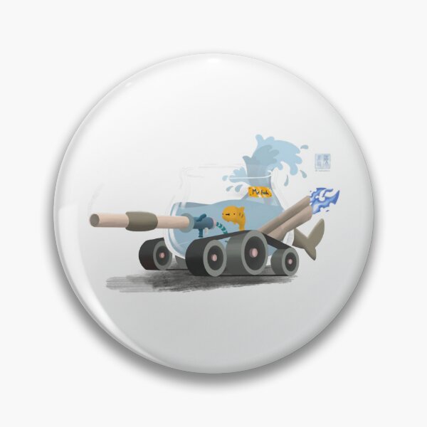 Artikelvorschau, Ein lustiges Wortspiel mit einem Aquarium und einem Militärfahrzeug entworfen und verkauft von Shoaibstudio.